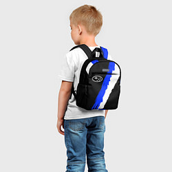 Детский рюкзак СУБАРУ - Две линии, цвет: 3D-принт — фото 2
