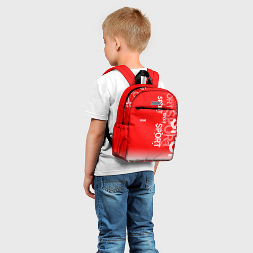 Детский рюкзак Надпись - Sport / 3D-принт – фото 5