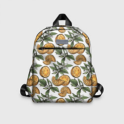Детский рюкзак Узор из тропических апельсинов, цвет: 3D-принт