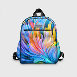 Детский рюкзак Красочный абстрактный паттерн Лето Colorful Abstra, цвет: 3D-принт
