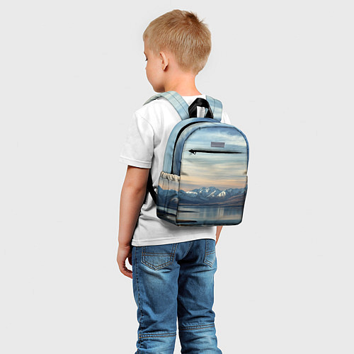 Детский рюкзак Горы озеро природа / 3D-принт – фото 5