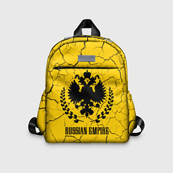 Детский рюкзак RUSSIAN EMPIRE - ГЕРБ Трещины, цвет: 3D-принт
