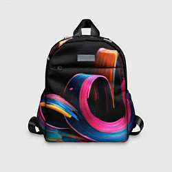 Детский рюкзак Разноцветный мазки краски Абстракция Multicolored