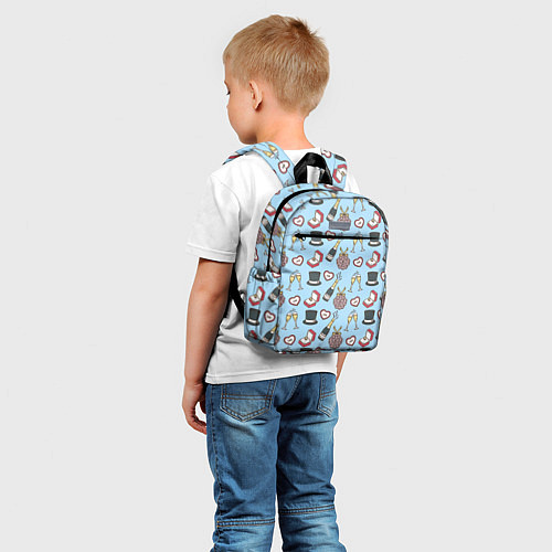 Детский рюкзак Свадебный паттерн / 3D-принт – фото 5