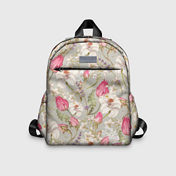 Детский рюкзак Цветы Ностальгические Белые Лилии, цвет: 3D-принт