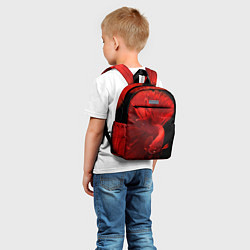 Детский рюкзак Бойцовская-рыбка, цвет: 3D-принт — фото 2