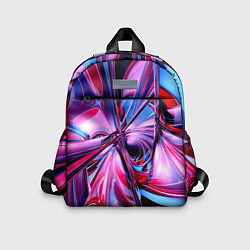 Детский рюкзак Авангардная футуристическая композиция Абстракция, цвет: 3D-принт
