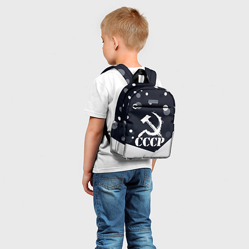 Детский рюкзак Ussr - ссср - серп и молот / 3D-принт – фото 5
