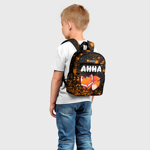 Детский рюкзак Анна ЛИСИЧКА Арт / 3D-принт – фото 5