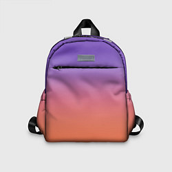 Детский рюкзак Трендовый красно-фиолетовый градиент