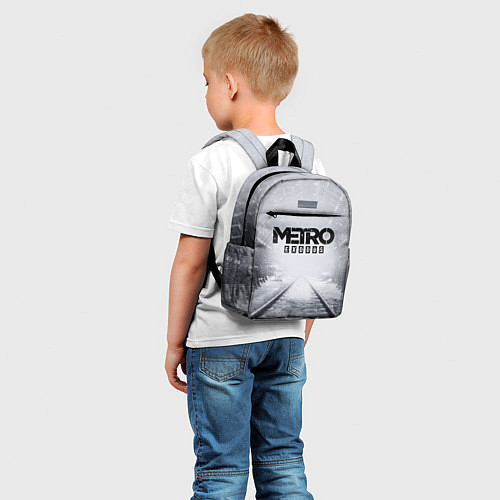 Детский рюкзак METRO ЛОГОТИП / 3D-принт – фото 5