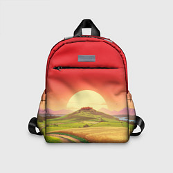 Детский рюкзак Дорога к солнцу, цвет: 3D-принт