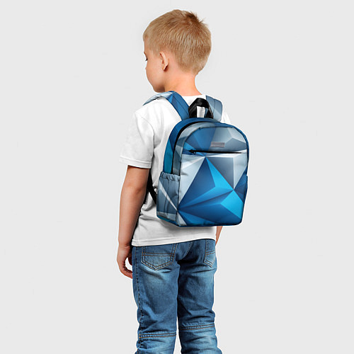 Детский рюкзак Авангардная пирамидальная композиция / 3D-принт – фото 5