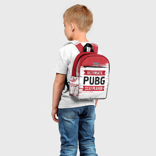 Детский рюкзак PUBG: красные таблички Best Player и Ultimate / 3D-принт – фото 5