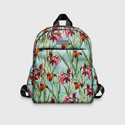 Детский рюкзак Цветы Красные Тигридии
