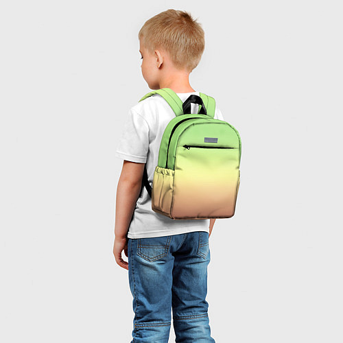 Детский рюкзак Градиент Фисташки Gradient / 3D-принт – фото 5