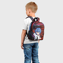 Детский рюкзак Рей Аянами из Евангелион, цвет: 3D-принт — фото 2