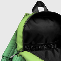 Детский рюкзак Shades of Green GRADIENT, цвет: 3D-принт — фото 2