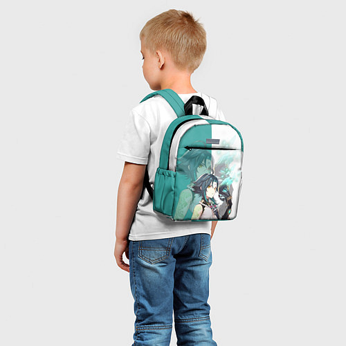 Детский рюкзак XIAO GENSHIN IMPACT СЯО ГЕНШИН ИМПАКТ / 3D-принт – фото 5