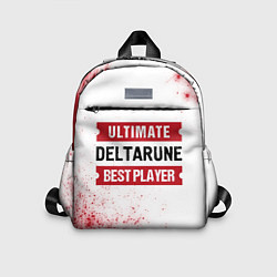 Детский рюкзак Deltarune: красные таблички Best Player и Ultimate