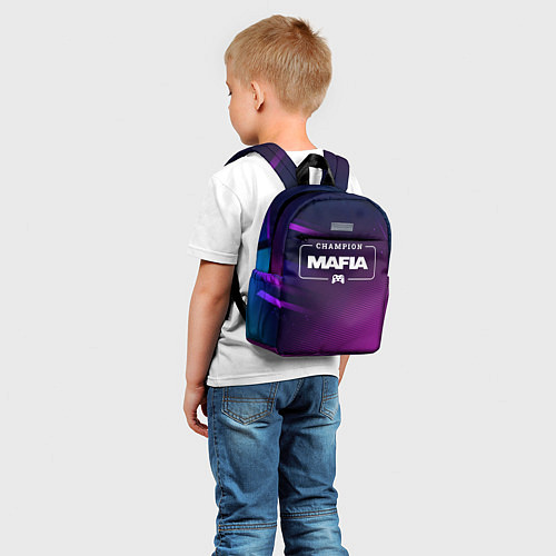 Детский рюкзак Mafia Gaming Champion: рамка с лого и джойстиком н / 3D-принт – фото 5