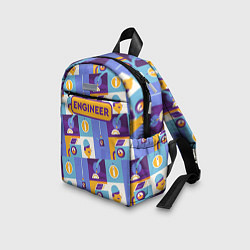 Детский рюкзак Инженер паттерн, цвет: 3D-принт — фото 2