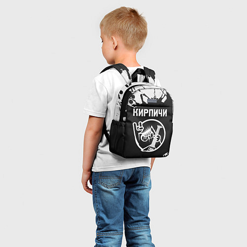 Детский рюкзак Кирпичи КОТ Краска / 3D-принт – фото 5