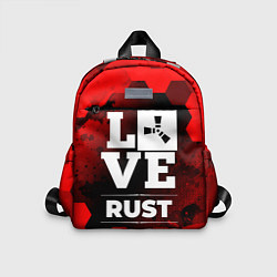 Детский рюкзак Rust Love Классика, цвет: 3D-принт