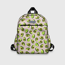 Детский рюкзак Авокадо, текстильный паттерн, цвет: 3D-принт
