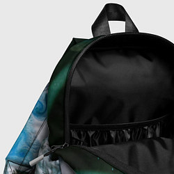 Детский рюкзак Неоновые краски - Синий, цвет: 3D-принт — фото 2