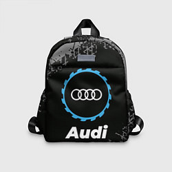 Детский рюкзак Audi в стиле Top Gear со следами шин на фоне