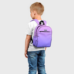 Детский рюкзак PINK-PURPLE GRADIENT ГРАДИЕНТ РОЗОВО-ФИОЛЕТОВЫЙ, цвет: 3D-принт — фото 2