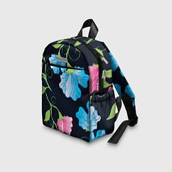 Детский рюкзак Яркие удивительные цветы в летней ночи, цвет: 3D-принт — фото 2