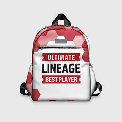 Детский рюкзак Lineage: красные таблички Best Player и Ultimate