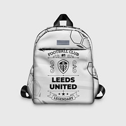 Детский рюкзак Leeds United Football Club Number 1 Legendary, цвет: 3D-принт