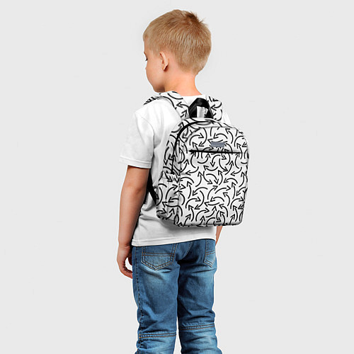 Детский рюкзак Закругленные Стрелки / 3D-принт – фото 5
