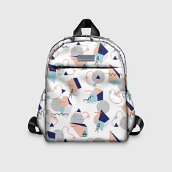 Детский рюкзак Многоугольники и Круги, цвет: 3D-принт