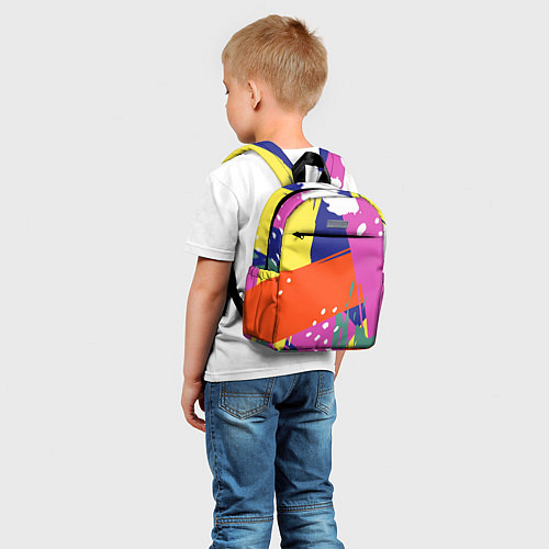 Детский рюкзак Красочная летняя картинка Fashion trend / 3D-принт – фото 5