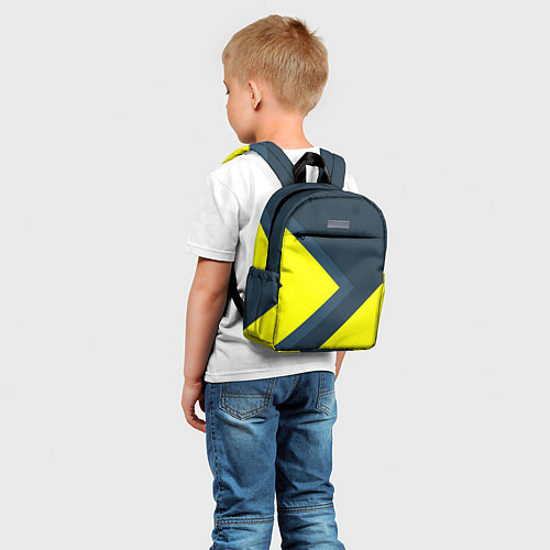Детский рюкзак Геометрическая Стрелка / 3D-принт – фото 5
