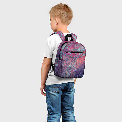 Детский рюкзак Абстрактные Многоугольные Кристаллы / 3D-принт – фото 5