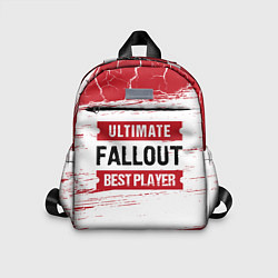Детский рюкзак Fallout: красные таблички Best Player и Ultimate