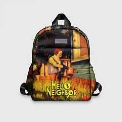 Детский рюкзак Hello Neighbor Привет сосед Сосед поливает, цвет: 3D-принт