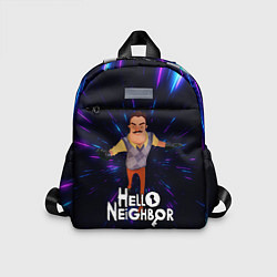 Детский рюкзак Hello Neighbor Привет сосед Бегущий сосед, цвет: 3D-принт