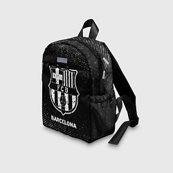 Детский рюкзак Barcelona с потертостями на темном фоне, цвет: 3D-принт — фото 2