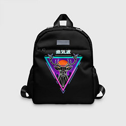 Детский рюкзак Неоновый Олень Иероглифы, цвет: 3D-принт