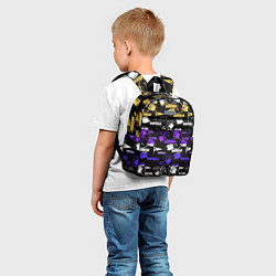Детский рюкзак Американский футбол паттерн, цвет: 3D-принт — фото 2
