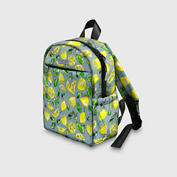 Детский рюкзак Порезанные лимоны - паттерн, цвет: 3D-принт — фото 2