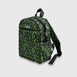 Детский рюкзак Листья зеленый плюща - паттерн, цвет: 3D-принт — фото 2
