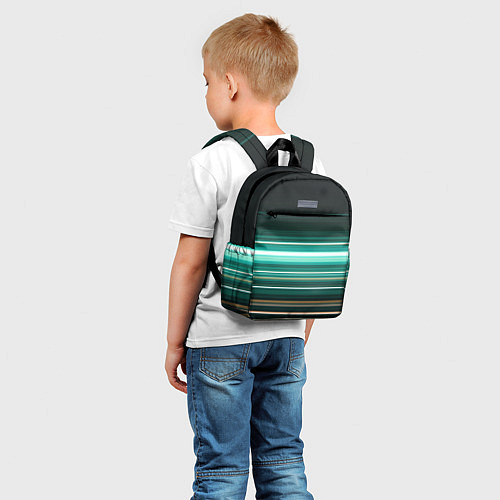 Детский рюкзак Градиент фейерверк / 3D-принт – фото 5