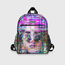 Детский рюкзак Девушка в круглых очках, цвет: 3D-принт